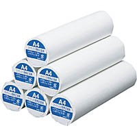 【クリックで詳細表示】コクヨ ファクシミリ感熱記録紙 A4 30m 芯12.7mm6本パック FAX-CCT210A-30-6 × 1： パソコン・周辺機器