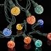 Set of 35 LED Multi-Color Sugared Candy G23 Berry Christmas Lights - Green Wire