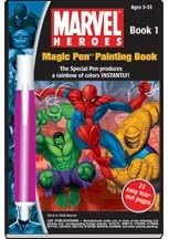 MARVEL Heroes Magic Pen Painting Book 1 by Lee Publications