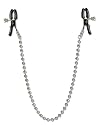 California Exotics Nipple Clamps, Silver Beaded