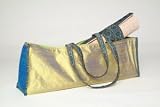 Dali Mama 100 percent Raw Silk Yoga Mat Bag - Teal/Green