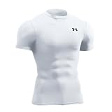 (アンダーアーマー)UNDER ARMOUR UAヒートギアコンプレッションショートスリーブT MCM3418 アスレチック メンズ コンプレッションベースレイヤー WHT MD MCM3418 WH