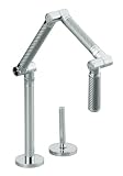 KOHLER K-6227-C11-CP Karbon Articulating Deck-Mount Kitchen Faucet, Polished Chrome