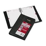 Brownline CoilPro 8 x 5 Inch Black Daily Planner (CB634C.BLK)