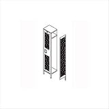 Penco 6021 Perforated Group End for Invincible II Lockers