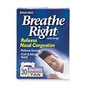 Breathe Right Nasal Strips, Small/Medium, Tan, 30-Count Boxes (Pack of 2)