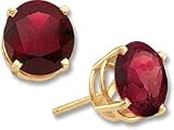 4.5 mm Genuine Ruby Solitaire Earrings<br>