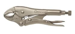 Crescent C7CV 7-Inch Curved Jaw Locking Plier with Wire Cutter