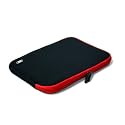 Fashion Netbook Neoprene Sleeve Case (Black/Red) for Dell Inspiron Mini 10