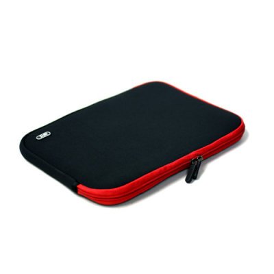 Fashion Netbook Neoprene Sleeve Case (Black/Red) for Acer Aspire One 531 10.1 Netbook