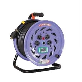 【クリックで詳細表示】日動：ロック(引掛)式ドラム 30m アース付 NF-E34LCT-15A [その他] [その他] [その他]