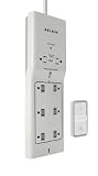 Belkin Conserve Switch F7C01008q Energy-Saving Surge with Remote