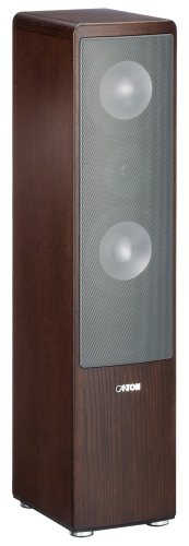 Canton Ergo 670 DC 2.5-Wege Bassreflex-Standlautsprecher (110/170 Watt, Bi-Wiring-/Bi-Amping-Anschlussfeld) wenge braun (Stück)