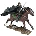 2003 - New Line / Paly Along - Lord of the Rings : Armies of Middle Earth - Aragorn on Horseback - Warriors & Battle Beasts - Battle Scale Figures - Out of Production - Limited Edition - Collectible_s-1