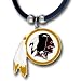 Washington Redskins Logo Pendant w/Rubber Cord - NFL Football Fan Shop Sports Team Merchandise