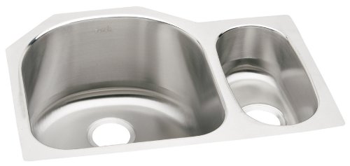 Elkay ELUH272010R Harmony Lustertone Undermount Sink, Stainless Steel