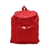 Baggallini Zip-Out Backpack.Bagg - Rip Stop Nylon - Red