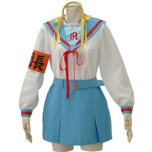 涼宮ハルヒの憂鬱 県立北高校風 女子制服（長袖）★ costume347 コスプレ衣装 コスチューム衣装 メイド AKBアキバ 女子高生 セーラー服 m