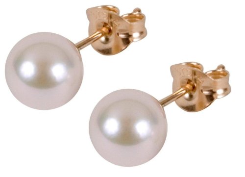 Imagen 2 de Wheatsheaf Jewellers 18KCP78 - Pendientes de mujer de oro amarillo (18k) con perlas