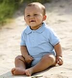 Infant Platinum Golf Shirt Creeper