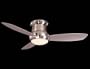 Minka-Aire F574-BNW, Concept II Wet Brushed Nickel Hugger 52" Outdoor Ceiling Fan w/ LT & Control