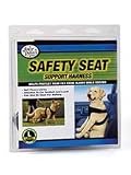 Four Paws Products Safety Seat Vest Black Large - 59276