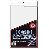 1 (One) Pack of BCW Comic Book Dividers (Pack of 25) Comics, Comic
Books Storage Collecting Supplies