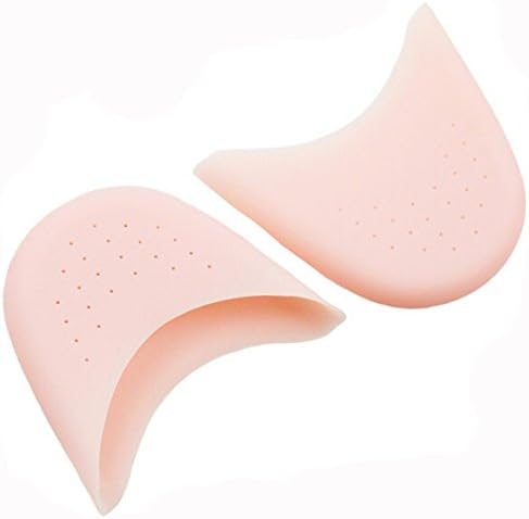 TOPBY 1 Pair Professional Ballet Dancer Silicone Gel Pointe Shoes Toe Pads Toe Protector with Breathable Hole
