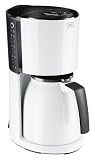 Melitta Enjoy Thermal Coffee Filter Machine, White/ Black