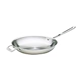 All-Clad 6112 SS Copper Core 5-Ply Bonded Dishwasher Safe 12-Inch Fry Pan Cookware, Silver