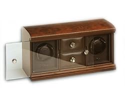 Underwood 2 Module Watch Winder with Compartment Trays
