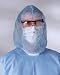 Surgeons' Head & Beard Covers - Surgeon's Hood, Rayon, Ties Under Chin, 3 box / Case, 300 Unit / Case Medline's Surgeons' Head and Beard Covers provide complete coverage to the head for worry-free performance during surgery. Surgeon hood offers complete head coverage. Head and beard cover, made of SMS material, has elastic neck and is suitable for extended wear. Product photo may not exactly match the product offered for sale. Please refer to the product description.