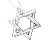14K Diamond Religious Star of David Pendant