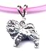 Sporting Goods : 16" Pink Chow Necklace Sterling Silver Jewelry Gift Boxed