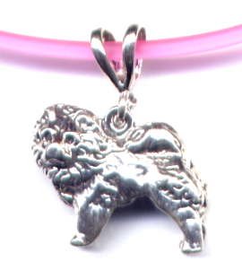 Childrens Toyshop  Sporting Goods : 16" Pink Chow Necklace Sterling Silver Jewelry Gift Boxed