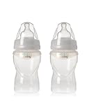 Vital Baby Airflow Silicone Feeding Bottle, 9 Ounce, 2 Pack