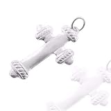 925 Sterling Silver Jewelry, Traditional Eastern Orthodox Cross Charm, Adjustable Fit, Plus Free Special Gift Pouch