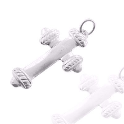 925 Sterling Silver Jewelry, Traditional Eastern Orthodox Cross Charm, Adjustable Fit, Plus Free Special Gift Pouch