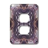 Buy Houk Digital Abstraction Art - Fancy Kaleidoscopes - Ola Cross Box Mandala - Light... by 3D Rose