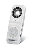 Sylvania SMP4029 4 GB MP3 Player with Built in Hi-Fi Speaker and Expandable SD Memory Slot, and Bonus Neck Strap (White)