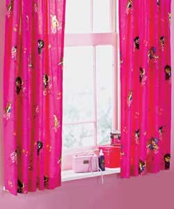 Childrens Toyshop  Toys : ZAP BRATZ MUSICAL STARZ 66X72" PAIR CURTAINS
