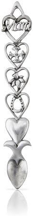 Pewter Lovespoon Mam 6ins, Ls133