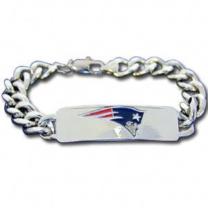NFL Football ID Bracelet - New England Patriots