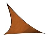 Coolaroo 16'5 Triangle Shade Sail with Hardware Kits. Terracotta