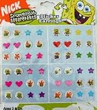 Spongebob Patrick stick-on earrings - Nick Jr fashion accessories