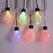 Kurt Adler 6-Light Fiber Optic Inside Glass Ball Light Set