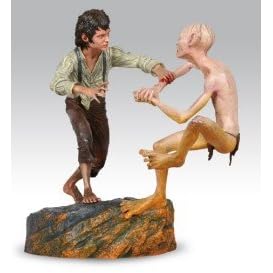 The Crack of Doom - Frodo and Gollum Diorama from Lord of the Rings Return Of The King