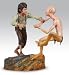 Herr der Ringe Crack of Doom Frodo & Gollum 15cm Diorama