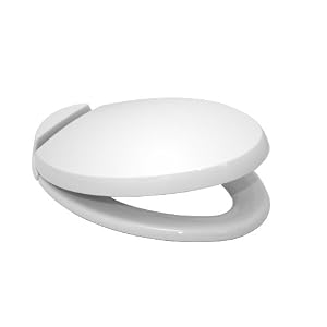 TOTO SS204-01 Contemporary SoftClose Oval Toilet Seat, Cotton White