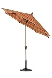 9' Auto Tilt Market Umbrella Champagne Dolce Mango